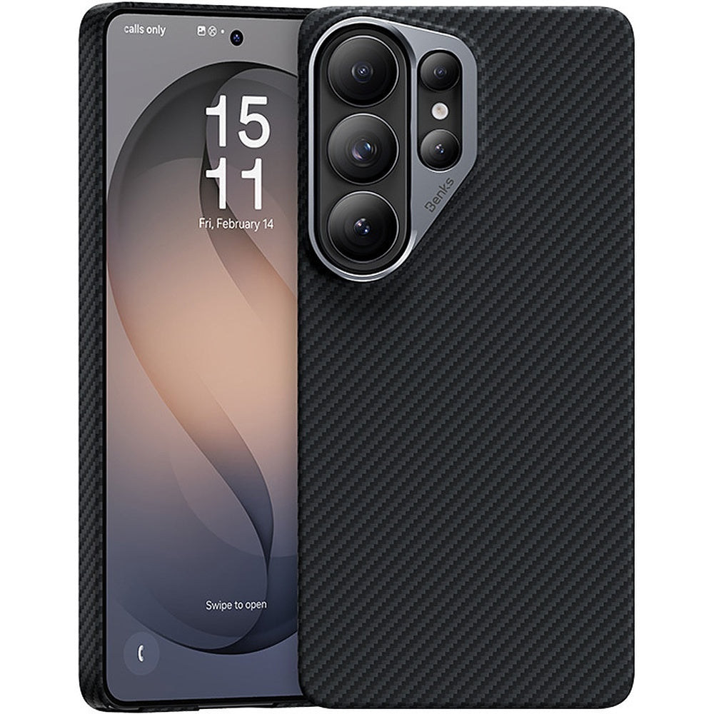 Handyhülle für Galaxy S26 Ultra, Benks Magnetic Armor Air 600D, Schwarz