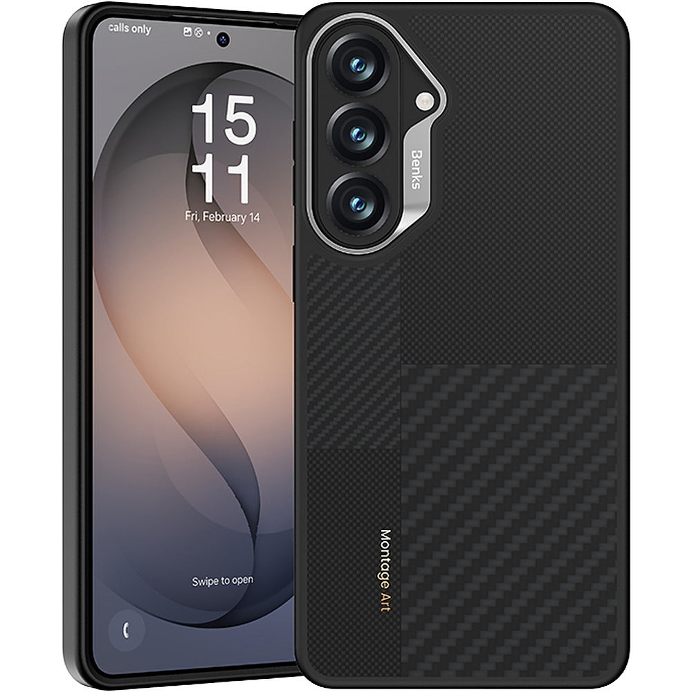 Handyhülle für Galaxy S26, Benks Montage Armor Pro 600D+1500D, Schwarz
