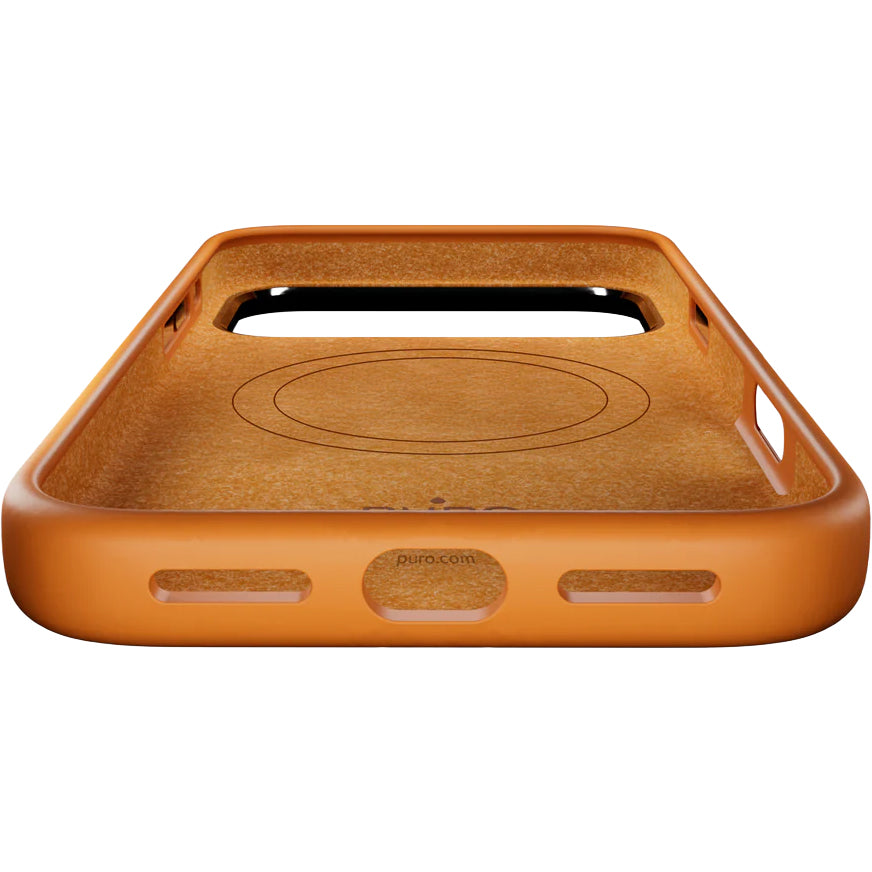 Handyhülle für iPhone 17 Pro Max, Puro Icon Mag Pro für MagSafe, Orange