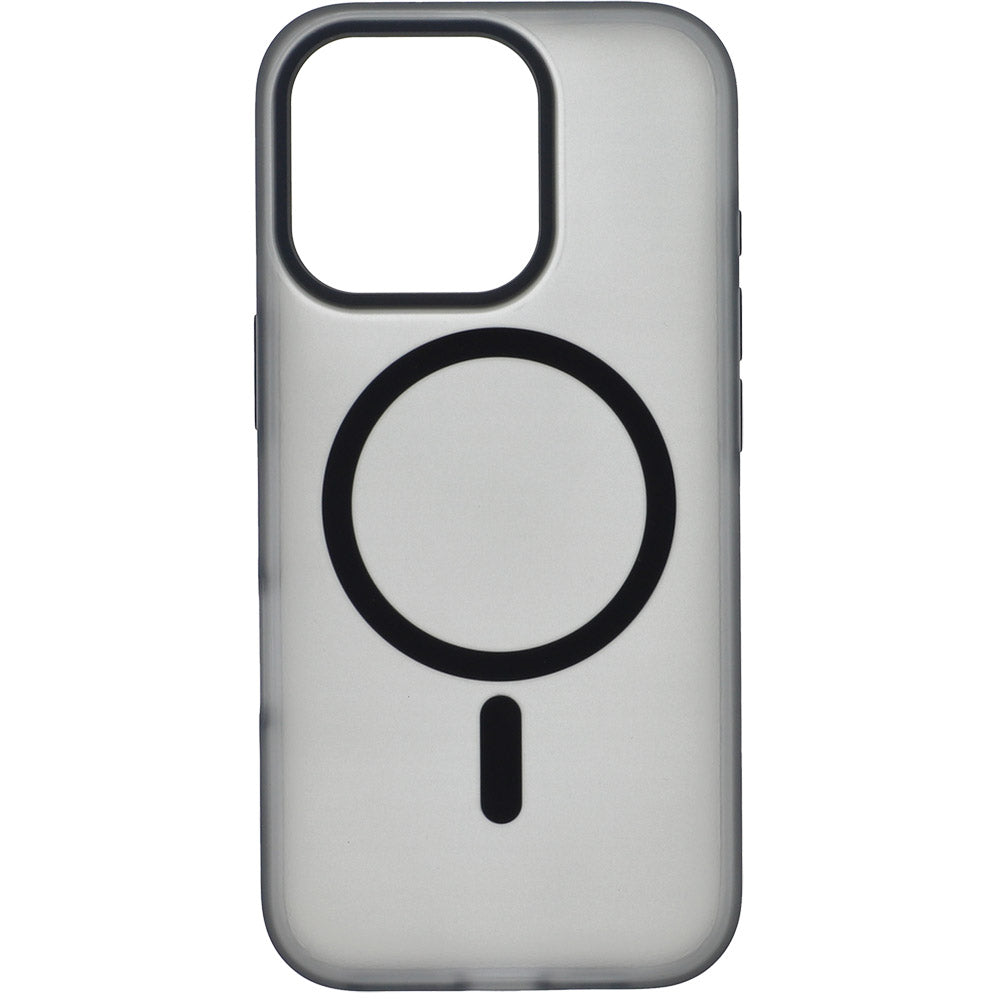 Handyhülle für iPhone 16 Pro, Puro Daylight Mag, Schwarz Durchscheinend