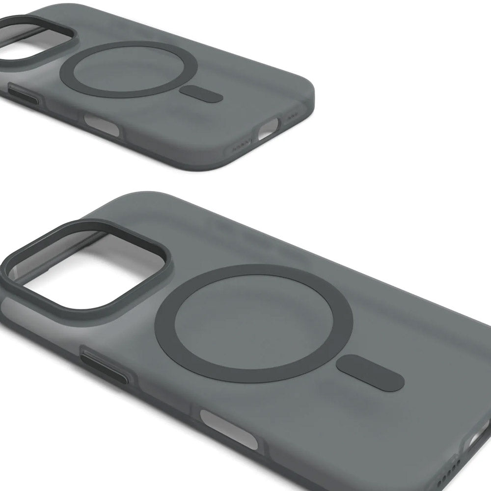 Handyhülle für iPhone 16 Pro Max, Puro Daylight Mag, Schwarz Durchscheinend