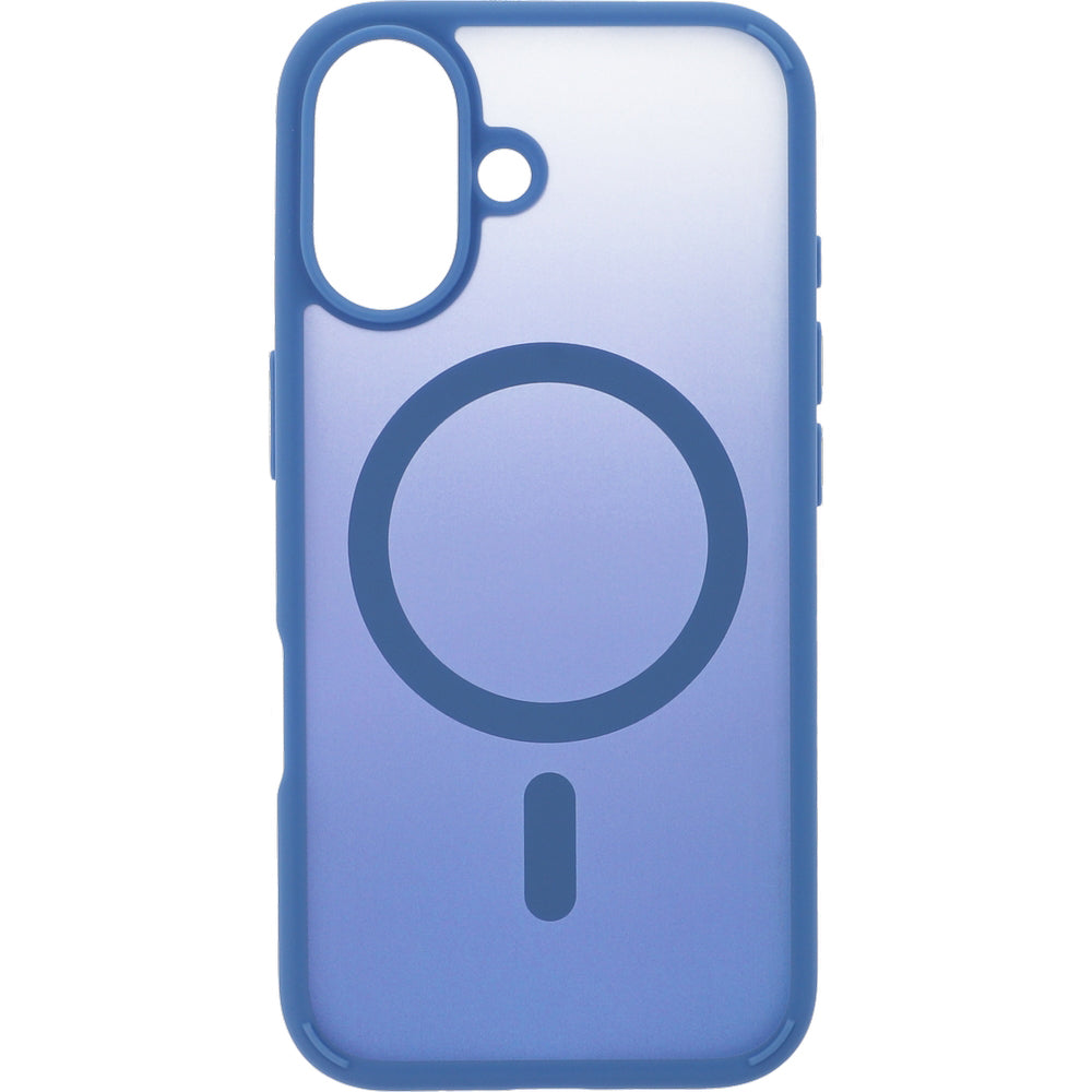 Handyhülle für iPhone 16, Puro Gradient Mag, Blau