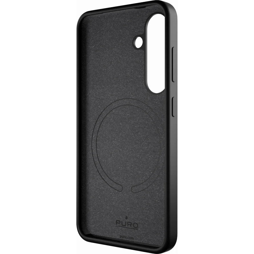 Handyhülle für Galaxy S25, Puro Icon Mag für MagSafe, Schwarz