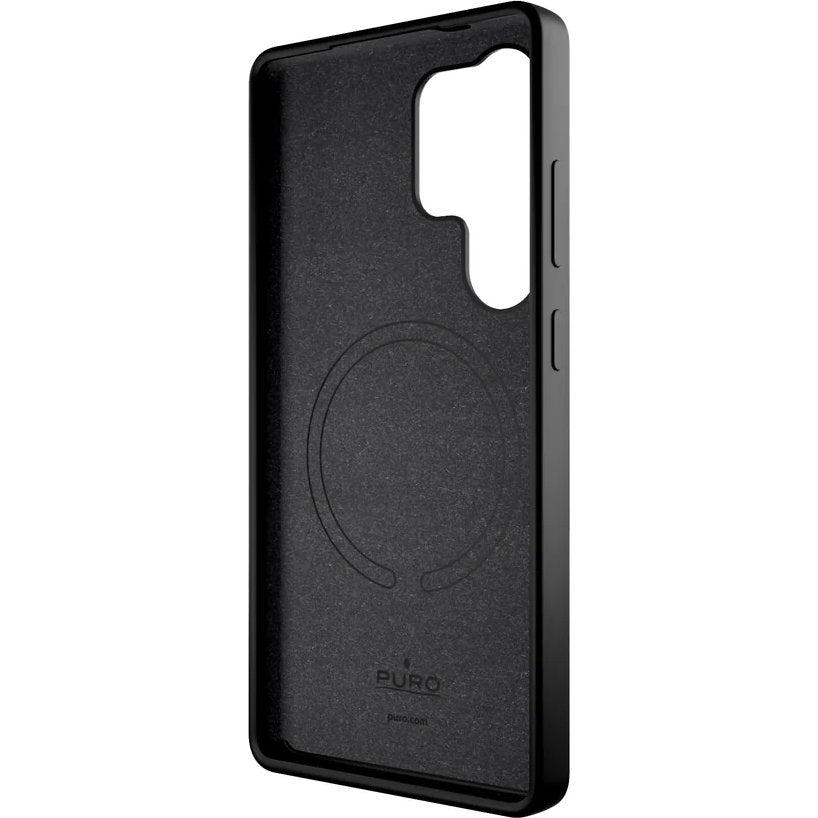 Handyhülle für Galaxy S25 Ultra, Puro Icon Mag für MagSafe, Schwarz