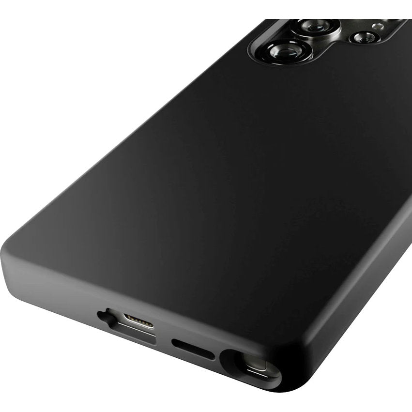 Handyhülle für Galaxy S25 Ultra, Puro Icon Mag für MagSafe, Schwarz