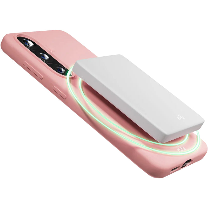 Handyhülle für Galaxy S26, Puro Icon Mag für MagSafe, Rosa
