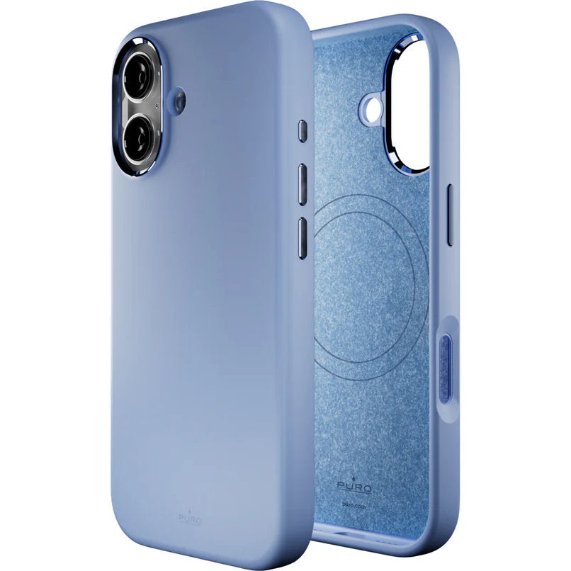 Handyhülle für iPhone 17, Puro Icon Mag Pro für MagSafe, Blau