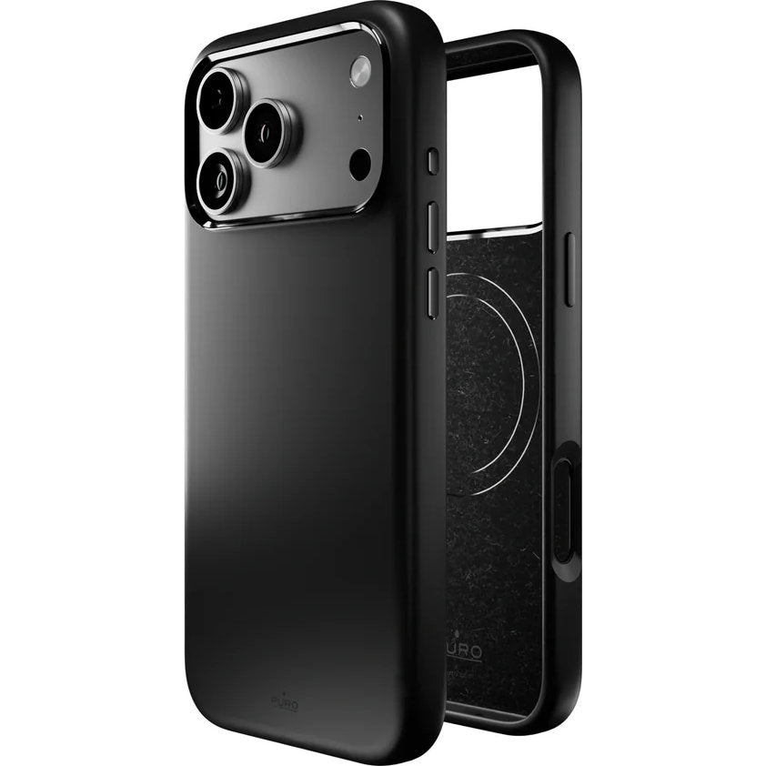 Handyhülle für iPhone 17 Pro Max, Puro Icon Mag Pro für MagSafe, Schwarz