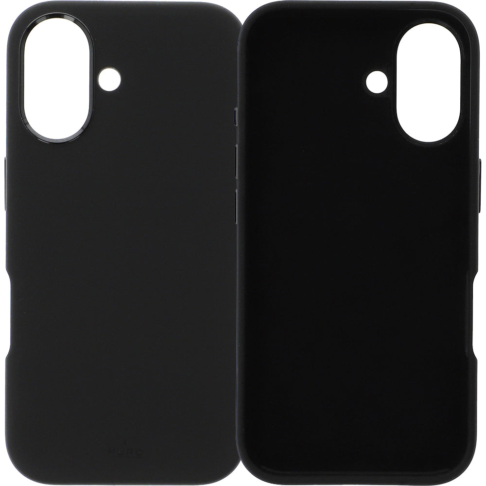 Handyhülle für iPhone 16, Puro Icon Mag Pro, Schwarz