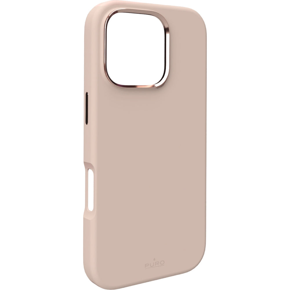 Handyhülle für iPhone 16 Pro, Puro Icon Mag Pro, Beige