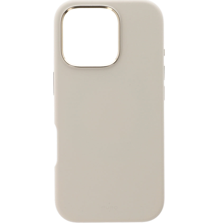 Handyhülle für iPhone 16 Pro, Puro Icon Mag Pro, Beige