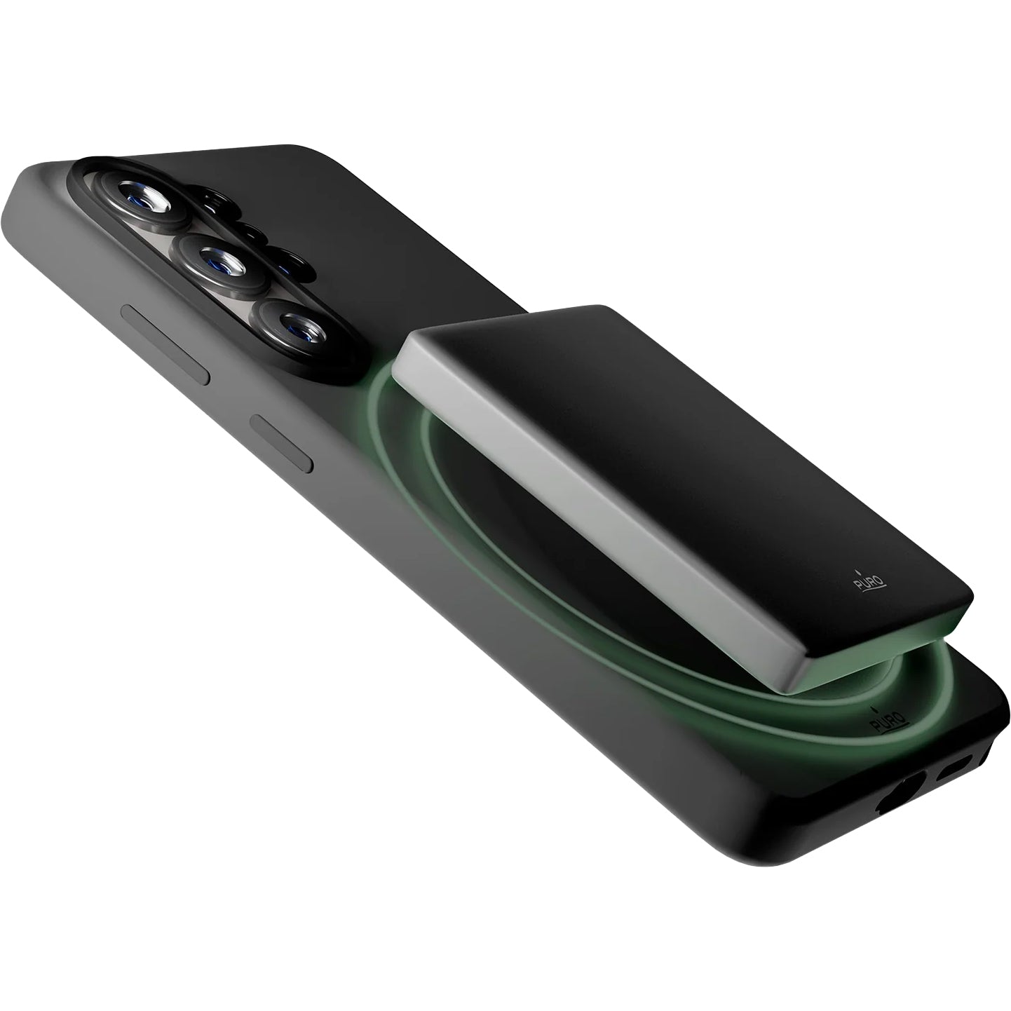 Handyhülle für Galaxy S26 Ultra, Puro Icon Mag für MagSafe, Schwarz
