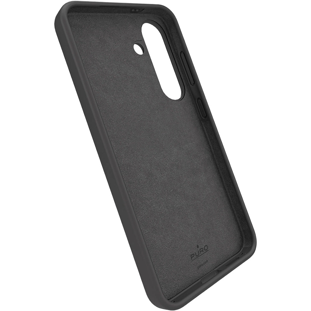 Handyhülle für Galaxy S25 Plus, Puro Icon, Schwarz