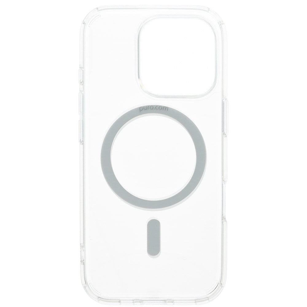 Handyhülle für iPhone 16 Pro, Puro Lite Mag Pro, Transparent