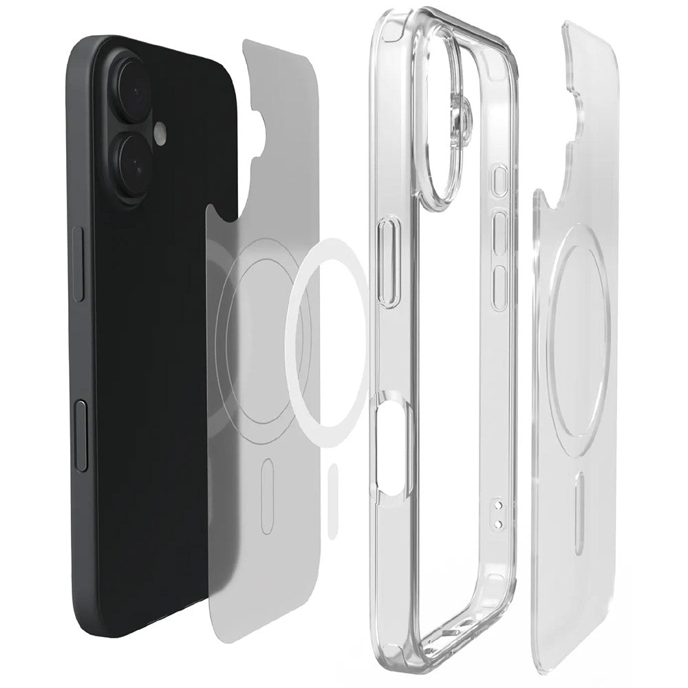 Handyhülle für iPhone 16 Pro Max, Puro Lite Mag Pro, Transparent