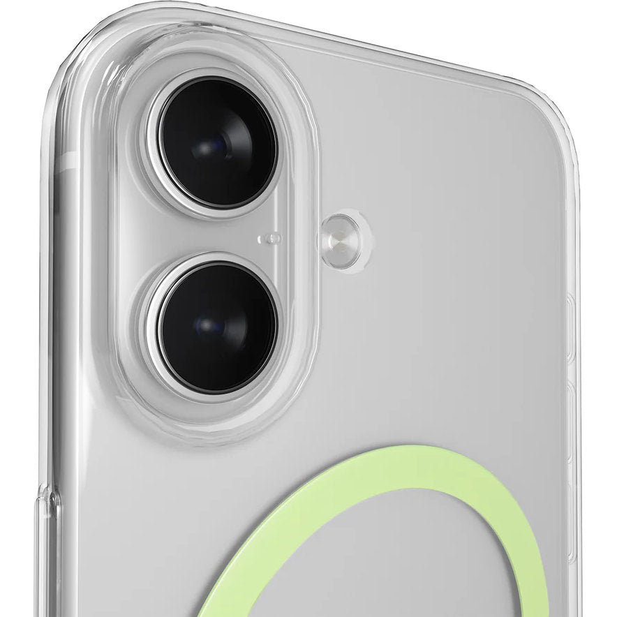Handyhülle für iPhone 17, Puro Lite Mag Pro, Transparent und Grün