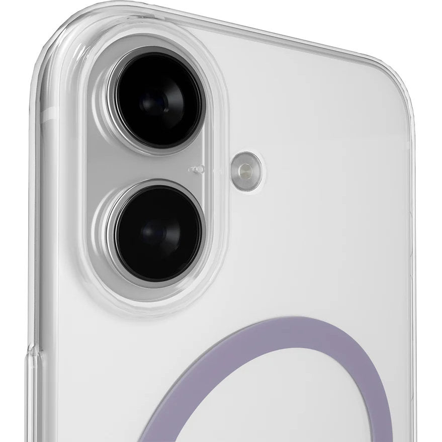 Handyhülle für iPhone 17, Puro Lite Mag Pro, Transparent und Rosa