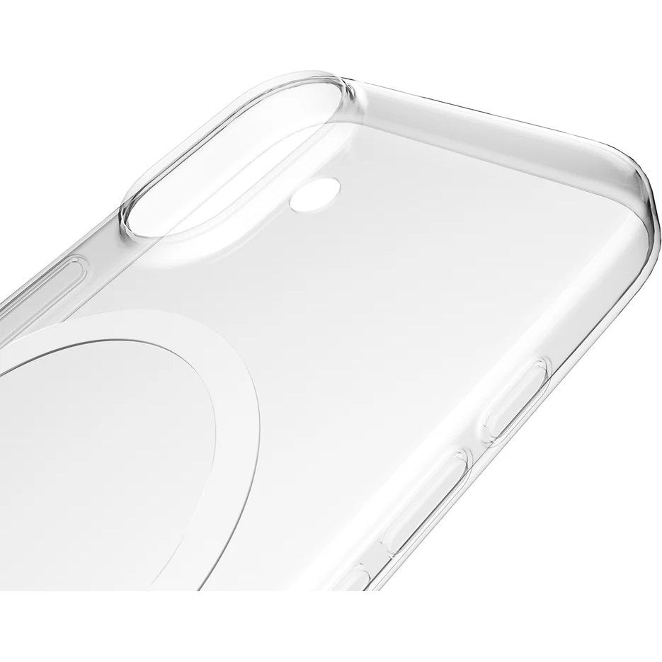 Handyhülle für iPhone 17, Puro Lite Mag Pro, Transparent und Weiß