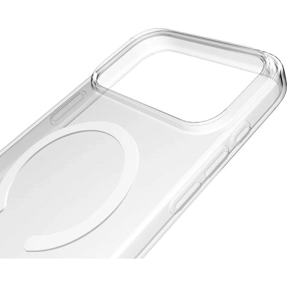 Handyhülle für iPhone 17 Pro, Puro Lite Mag Pro, Transparent und Weiß