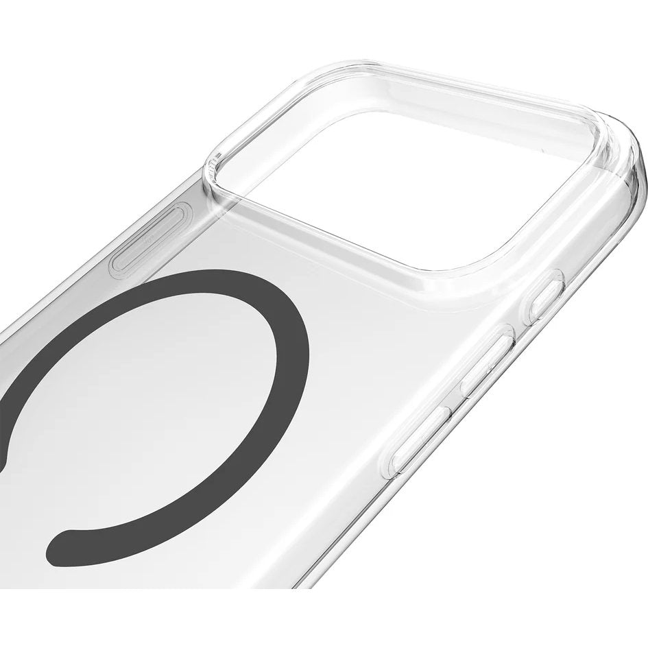 Handyhülle für iPhone 17 Pro Max, Puro Lite Mag Pro, Transparent und Grau