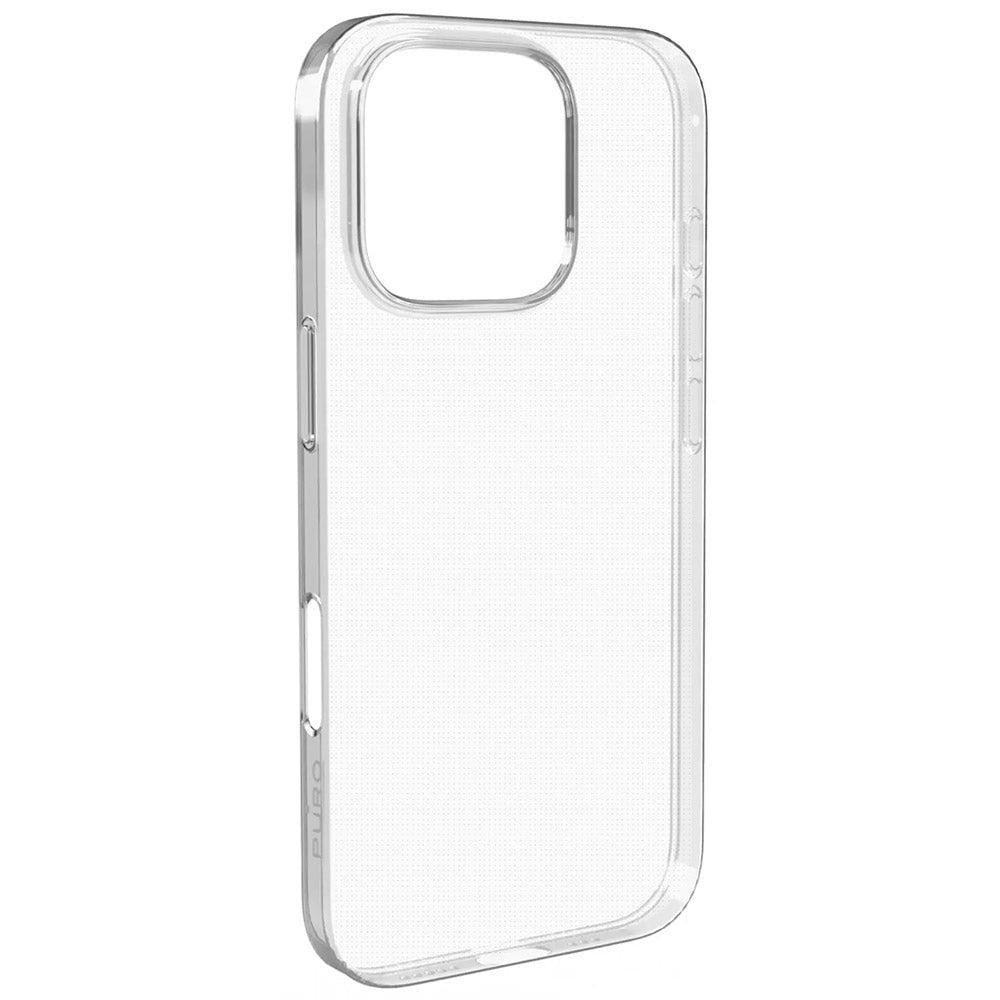 Handyhülle für iPhone 16 Pro, Puro 0.3 Nude, Transparent