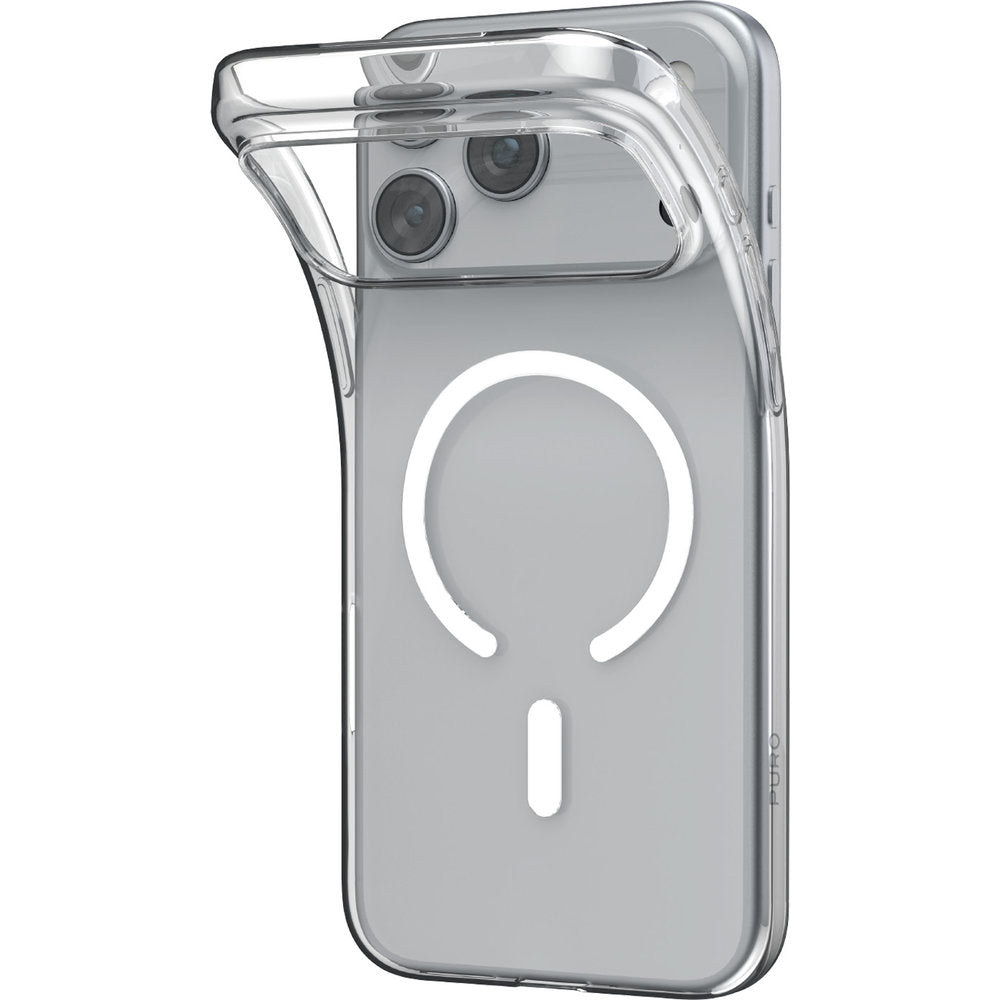 Handyhülle für iPhone 18 Pro Max / 17 Pro Max, Puro 0.3 Nude Mag für MagSafe, Transparent (1/2)