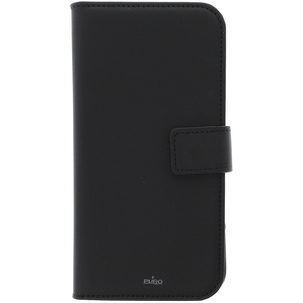 Handyhülle für iPhone 16 Pro Max, Puro Wallet Detachable 2in1, Schwarz