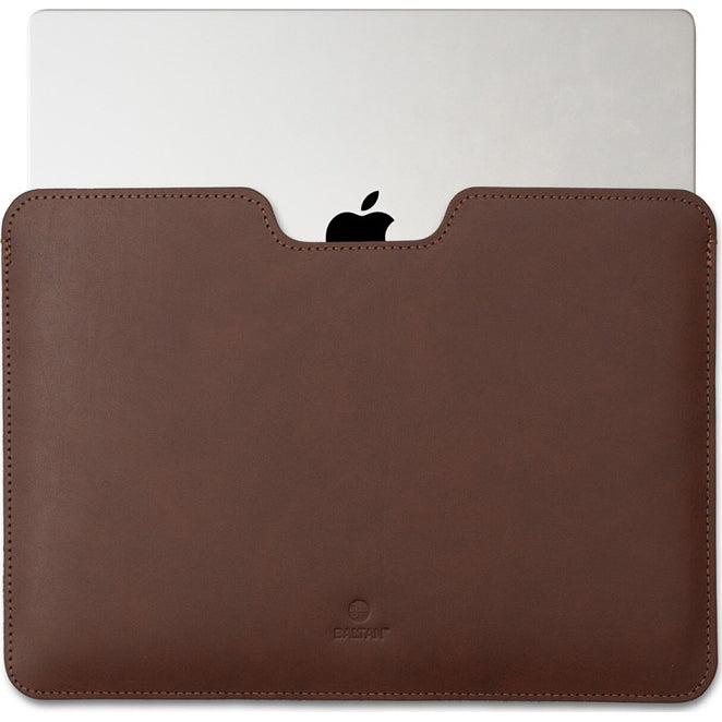 Hülle für MacBook Air 13,6" M4 2025, Baltan Sleeve Razor, Dunkelbraun