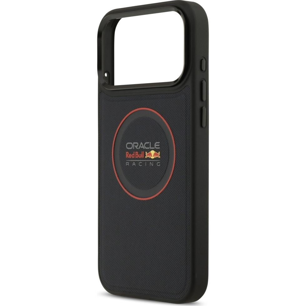 Handyhülle für iPhone 17 Pro Max, Red Bull Meshed Red Ring & Metal Buttons mit MagSafe, Dunkelblau