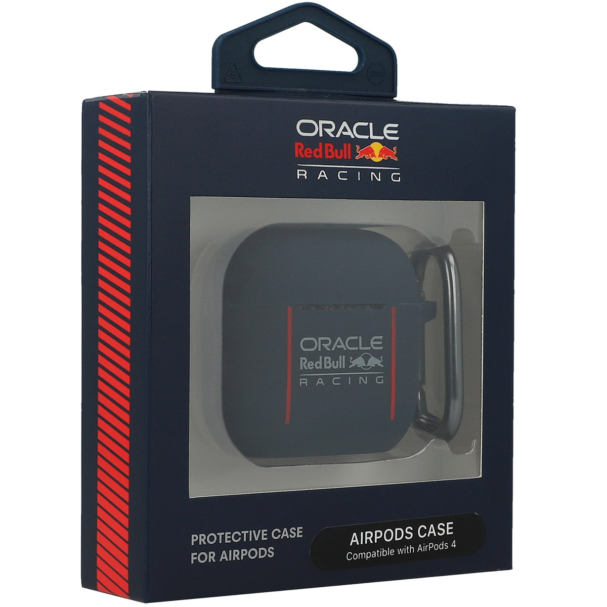 Schutzhülle Red Bull Silicone Logo & Lines für AirPods 5 / 4, Dunkelblau