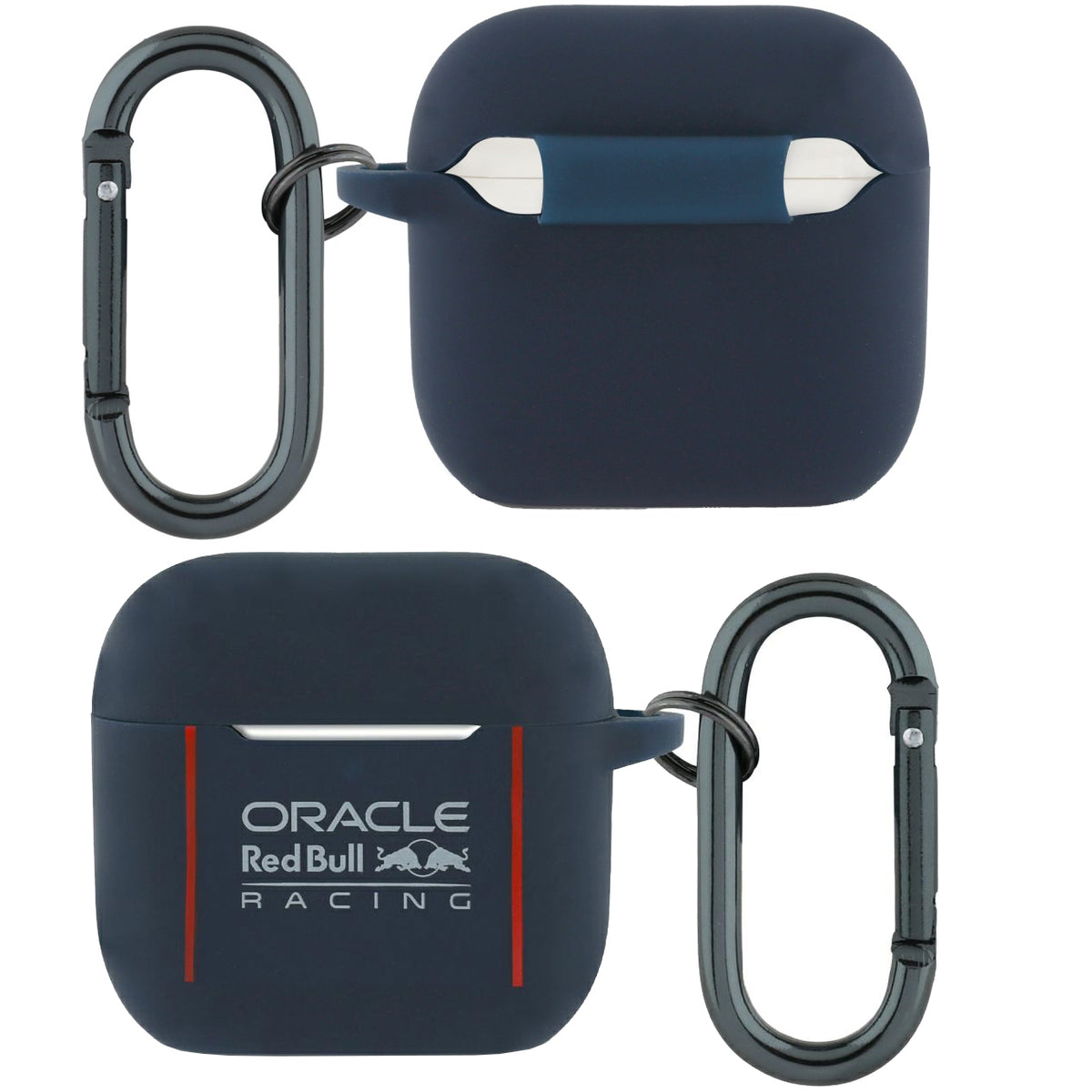 Schutzhülle Red Bull Silicone Logo & Lines für AirPods 5 / 4, Dunkelblau
