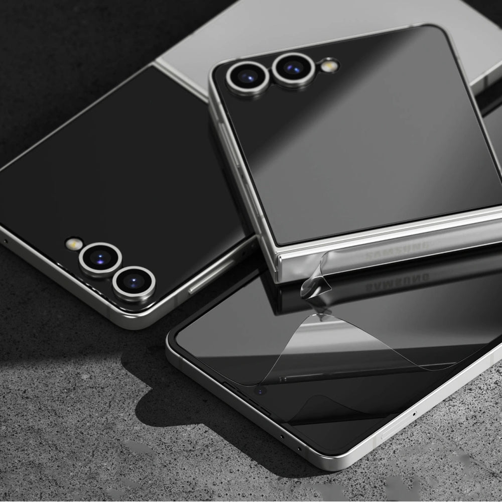 Folie + Gehärtetes Glas Set für Galaxy Z Flip7, Ringke Rearth 3in1 Protector