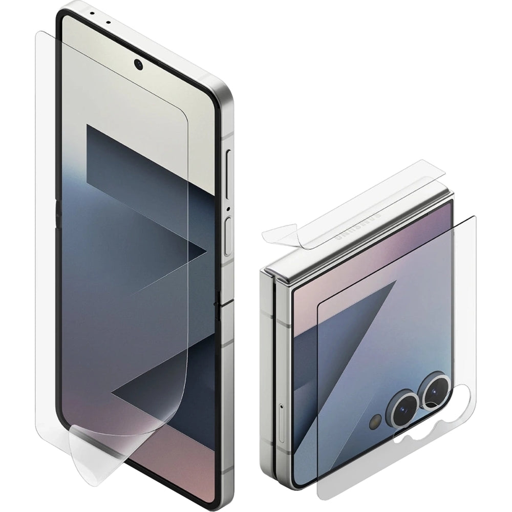 Folie + Gehärtetes Glas Set für Galaxy Z Flip7, Ringke Rearth 3in1 Protector