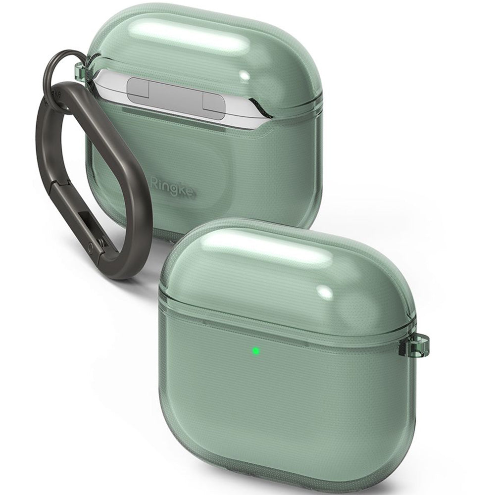 Schutzhülle für Apple AirPods 5 / 4, Ringke Air, Transparent und Grün