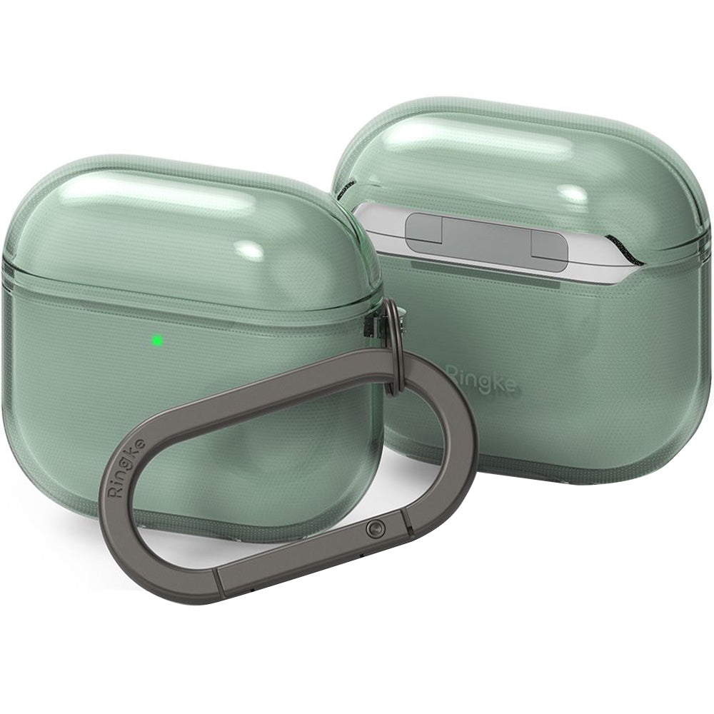 Schutzhülle für Apple AirPods 5 / 4, Ringke Air, Transparent und Grün