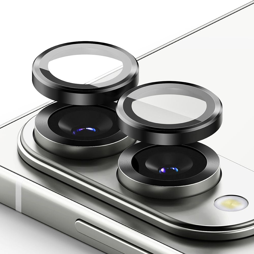 Kameraschutz für Galaxy S25 Edge, Ringke Camera Lens Frame Glass, Schwarz