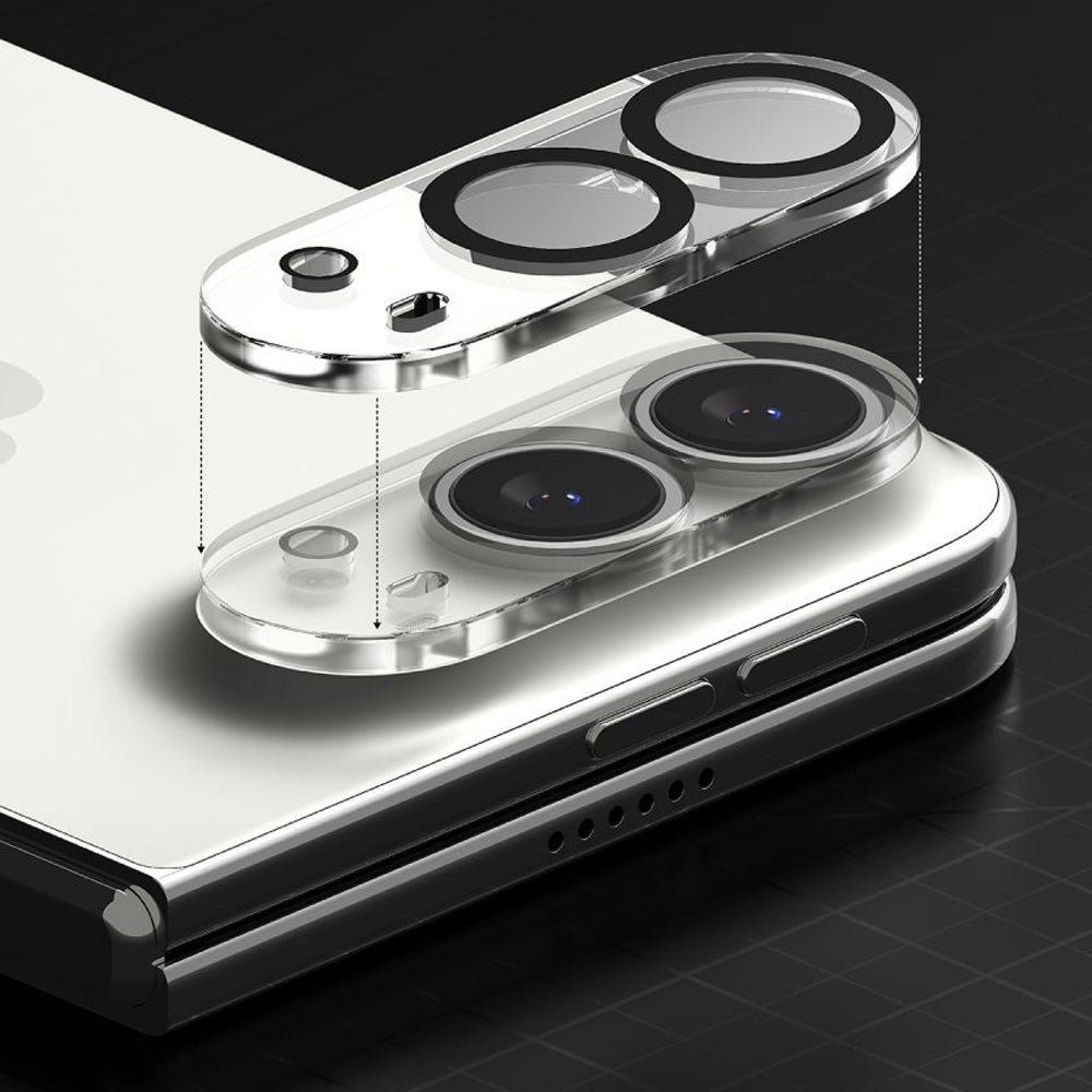 Kameraschutz für iPhone Duo, Ringke Camera Full Cover Glass, 2 Stück, Schwarz (3/7)