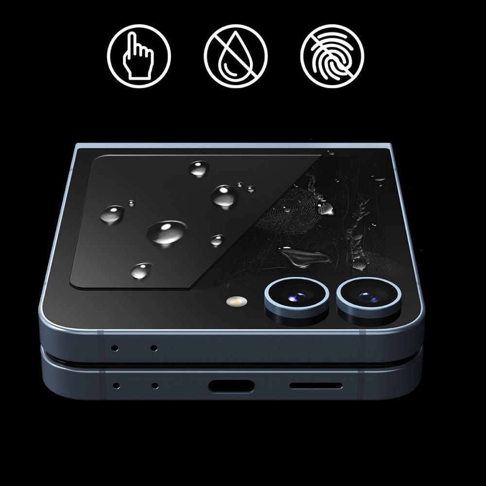 Glas für den äußeren Bildschirm für Galaxy Z Flip7 FE / 6, Ringke Cover Display 2-Pack