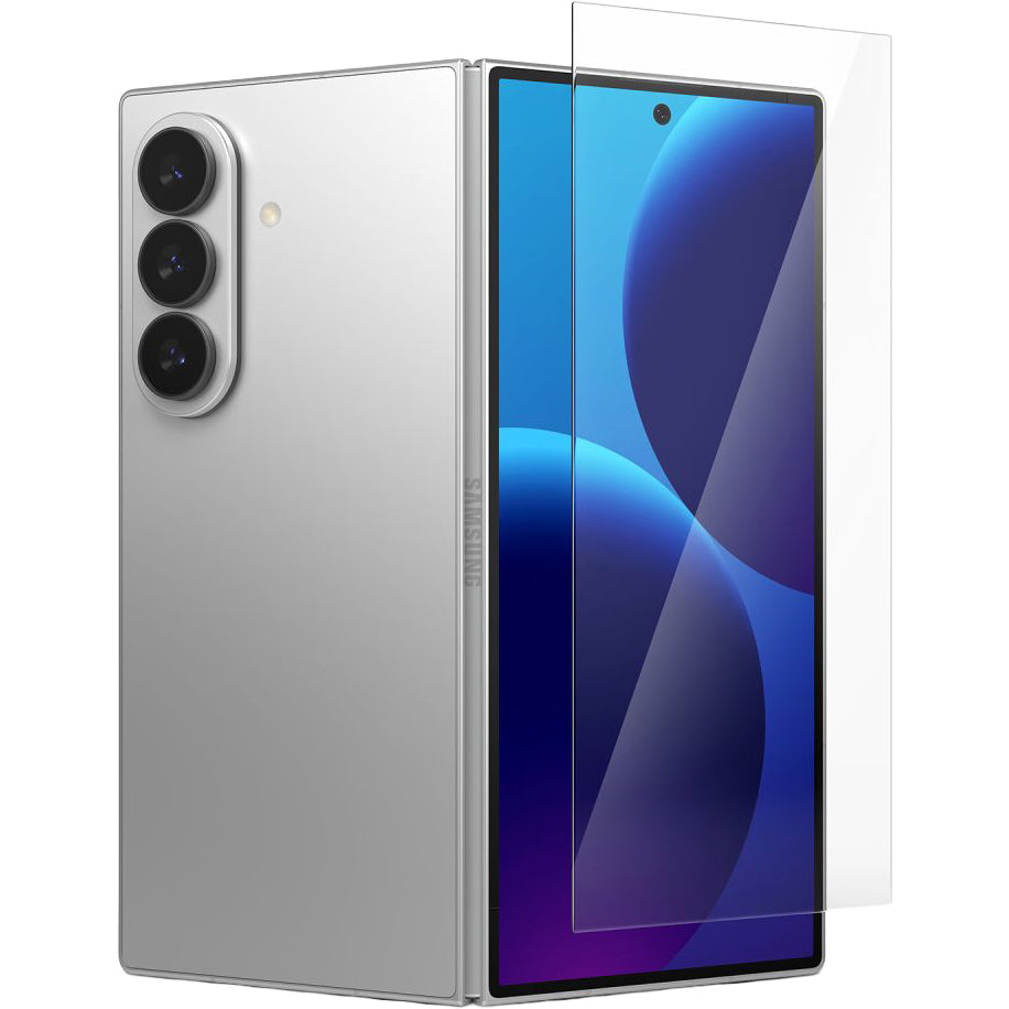 Gehärtetes Bildschirmglas mit Applikator für Galaxy Z Fold8 Ultra, Ringke Cover Display Easy Slide, Transparent, 2 Stück