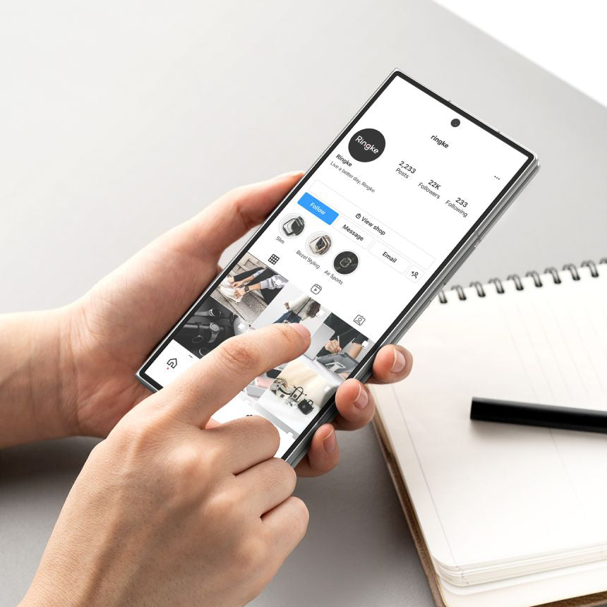 Gehärtetes Bildschirmglas mit Applikator für Galaxy Z Fold8 Ultra, Ringke Cover Display Easy Slide, Transparent, 2 Stück