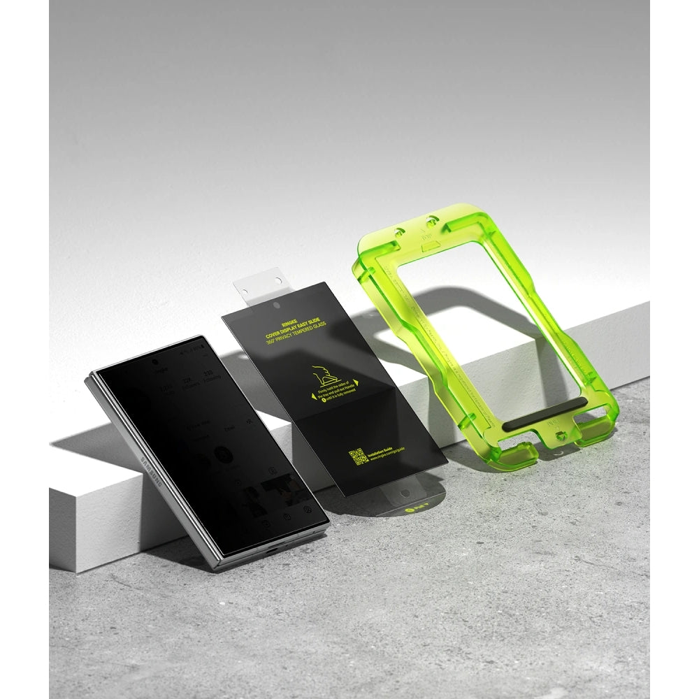 Sichtschutzglas mit Applikator für Galaxy Z Fold8, Ringke Easy Slide Privacy 360, 2 Stück