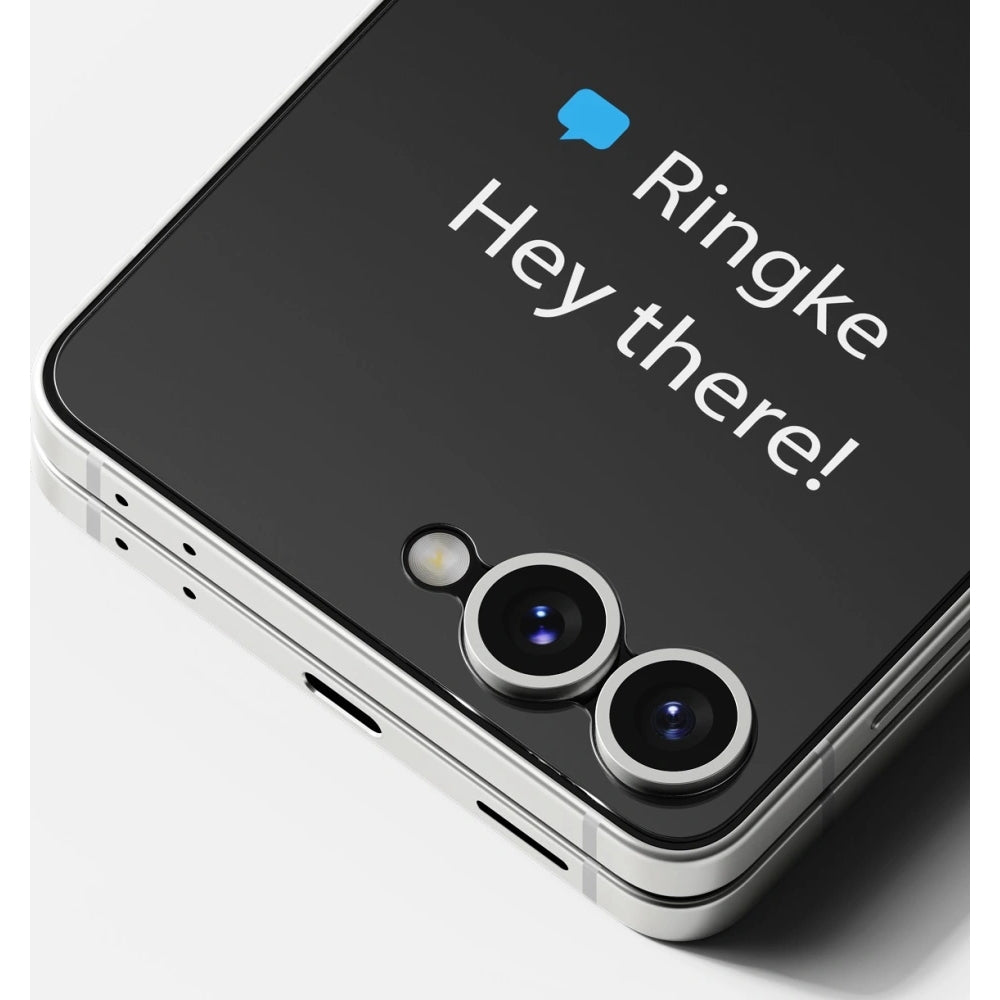 Gehärtetes Bildschirmglas mit Applikator für Galaxy Z Flip7, Ringke Cover Display Pro, Transparent, 2 Stück