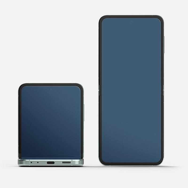 Hydrogel-Bildschirmfolie Ringke Dual Easy Film Full Cover für Galaxy Z Flip4 / 5, 2 Stück