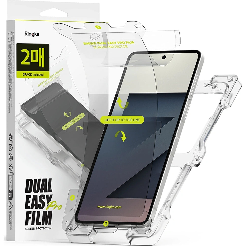 Schutzfolie für Galaxy Z Flip7, Ringke Dual Easy Film, 2 Stück