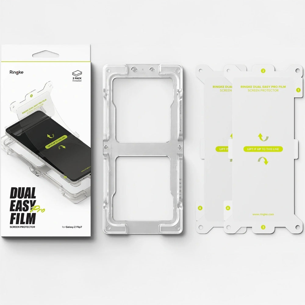Schutzfolie für Galaxy Z Flip7, Ringke Dual Easy Film, 2 Stück