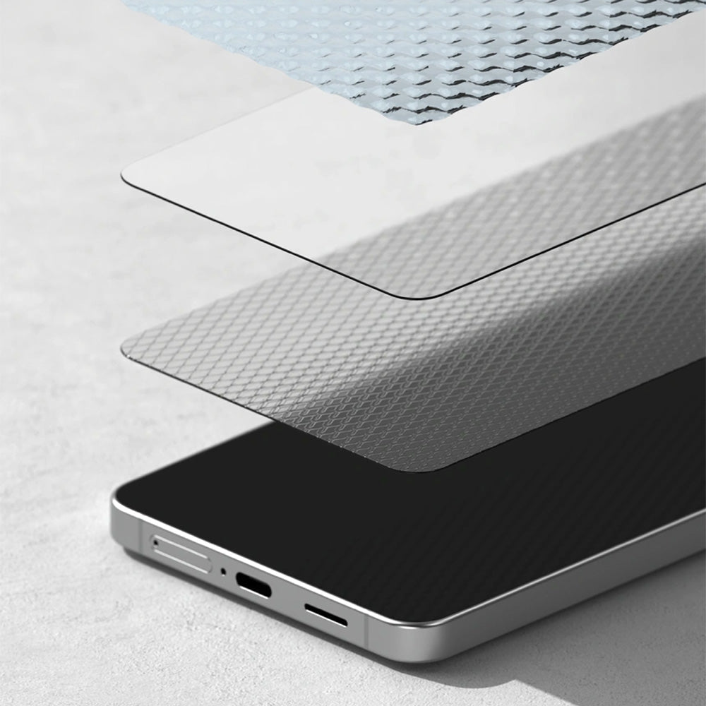 Gehärtetes Bildschirmglas mit Applikator für Galaxy S26, Ringke Easy Slide, 2 Stück