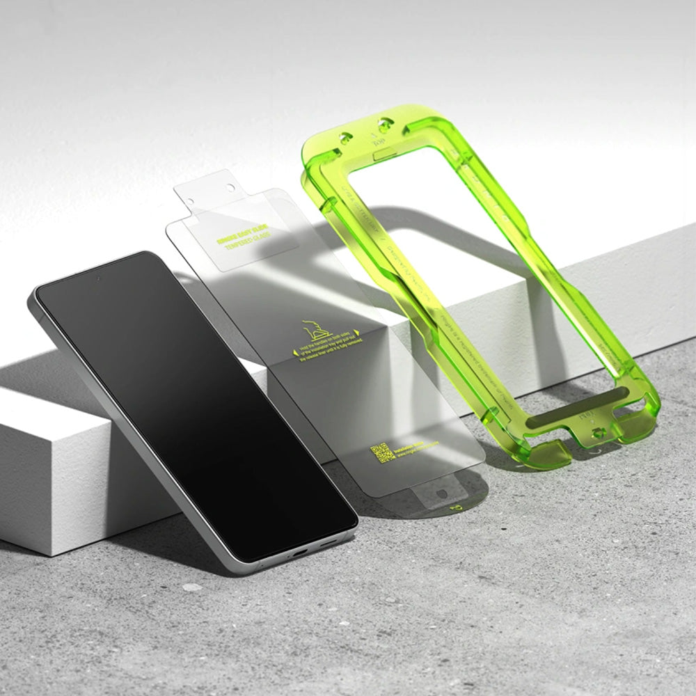 Gehärtetes Bildschirmglas mit Applikator für Galaxy S26, Ringke Easy Slide, 2 Stück
