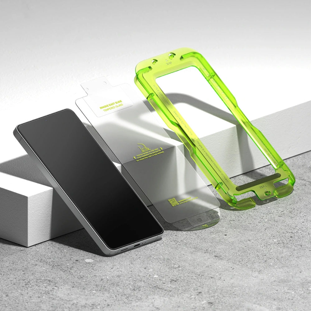 Gehärtetes Bildschirmglas mit Applikator für Galaxy S26 Ultra, Ringke Easy Slide, 2 Stück