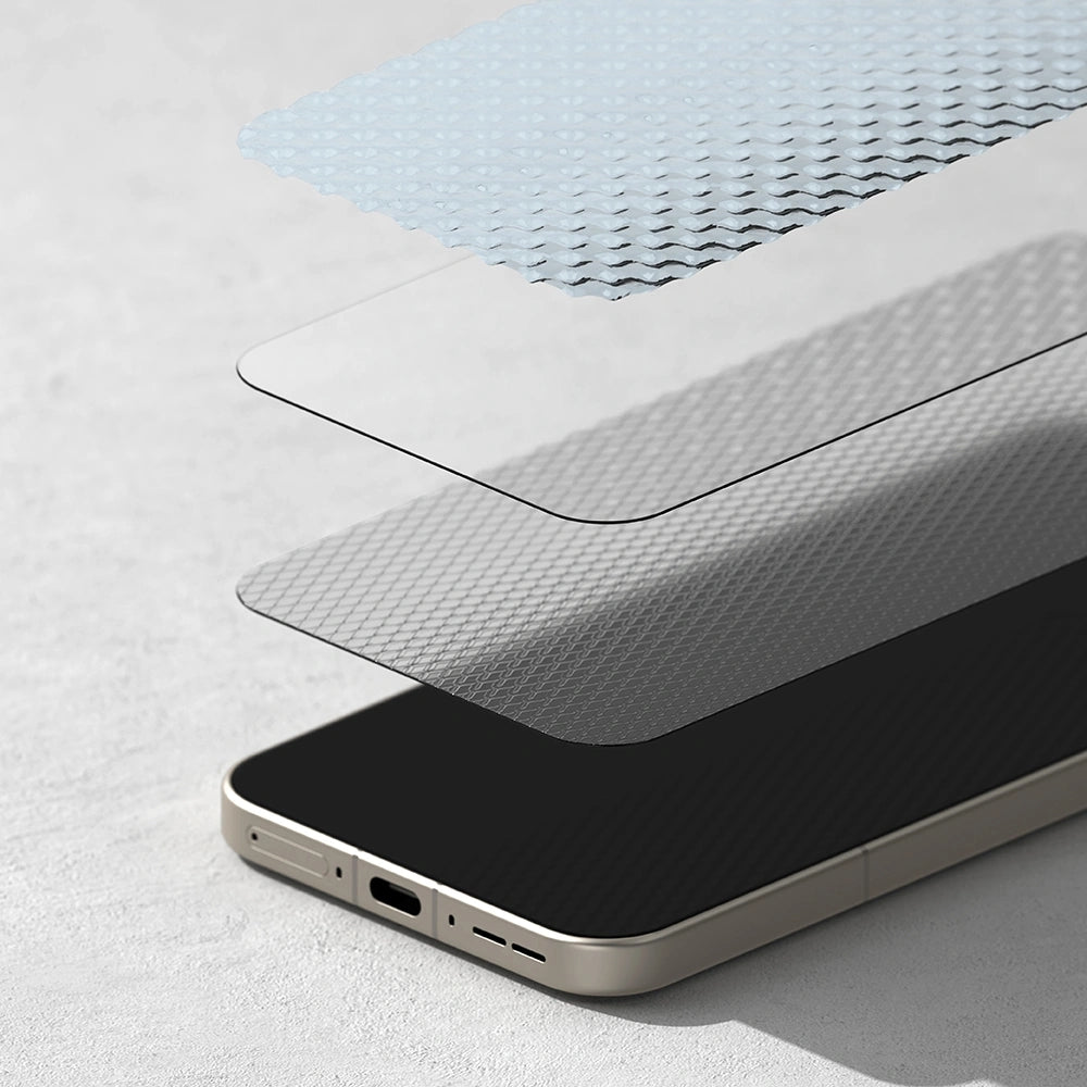 Gehärtetes Bildschirmglas mit Applikator für OnePlus 15, Ringke Easy Slide, 2 Stück