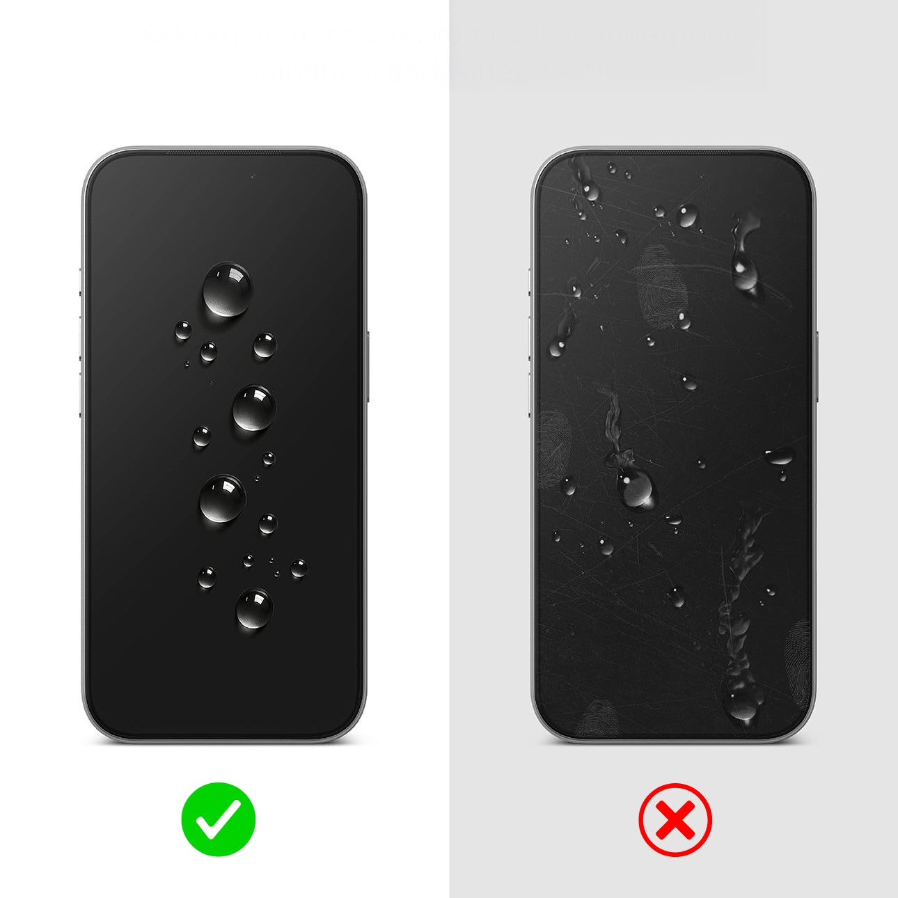 Gehärtetes Antireflexglas mit Applikator für iPhone 17 Pro Max, Ringke Easy Slide AR, 1 Stück, schwarzer Rahmen